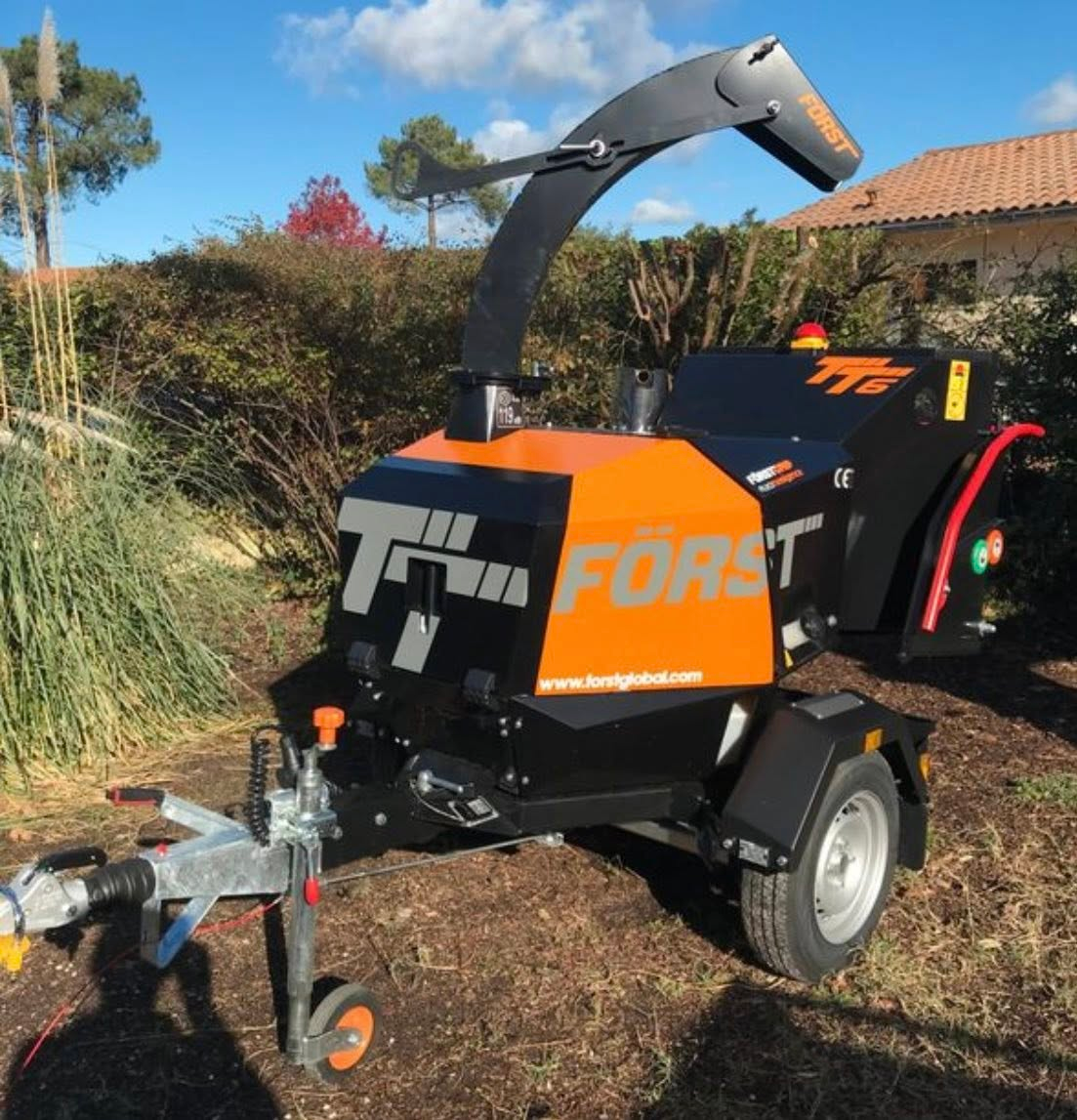 Broyage de végétaux par Lauragais TP