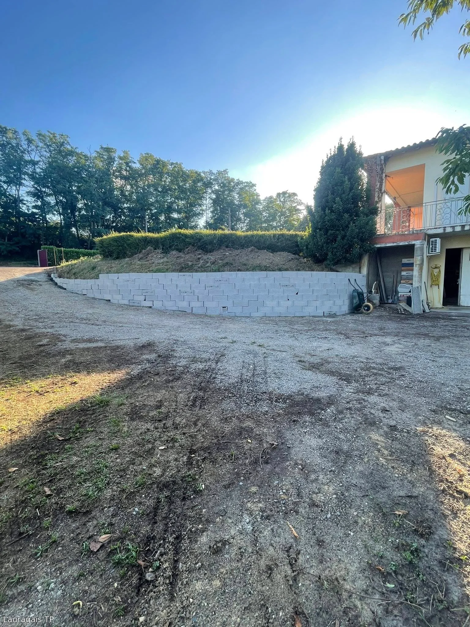 Mur de soutènement