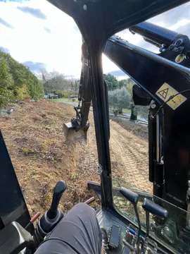 Dégagement d'un talus