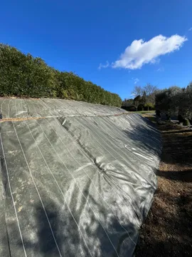 Dégagement d'un talus