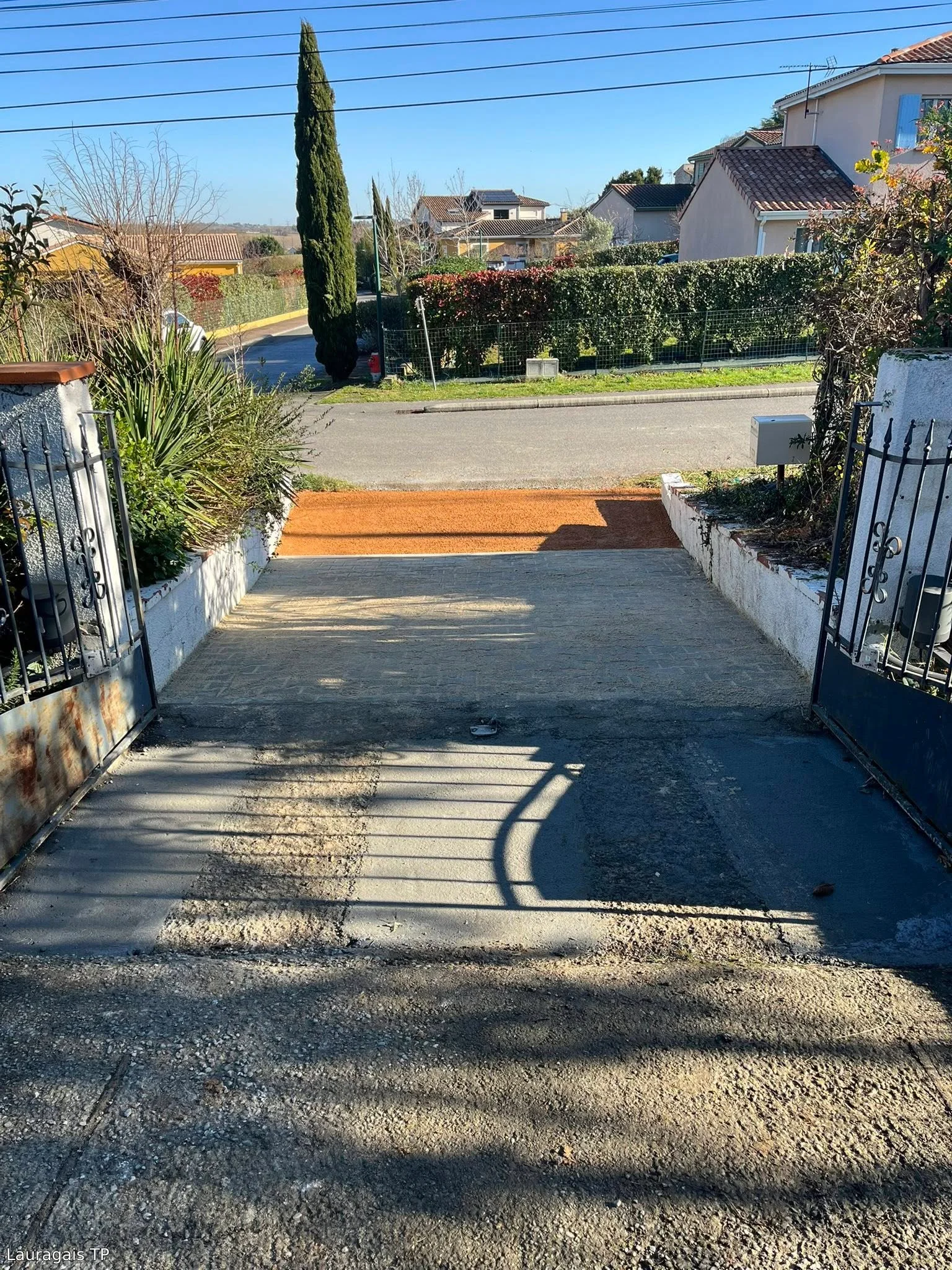 Réfection d'une entrée