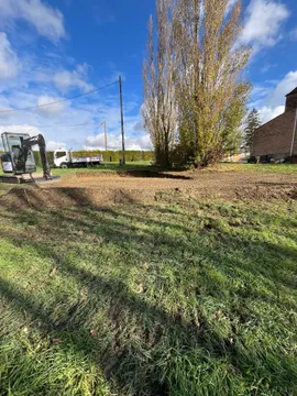 Terrassement d’une plateforme
