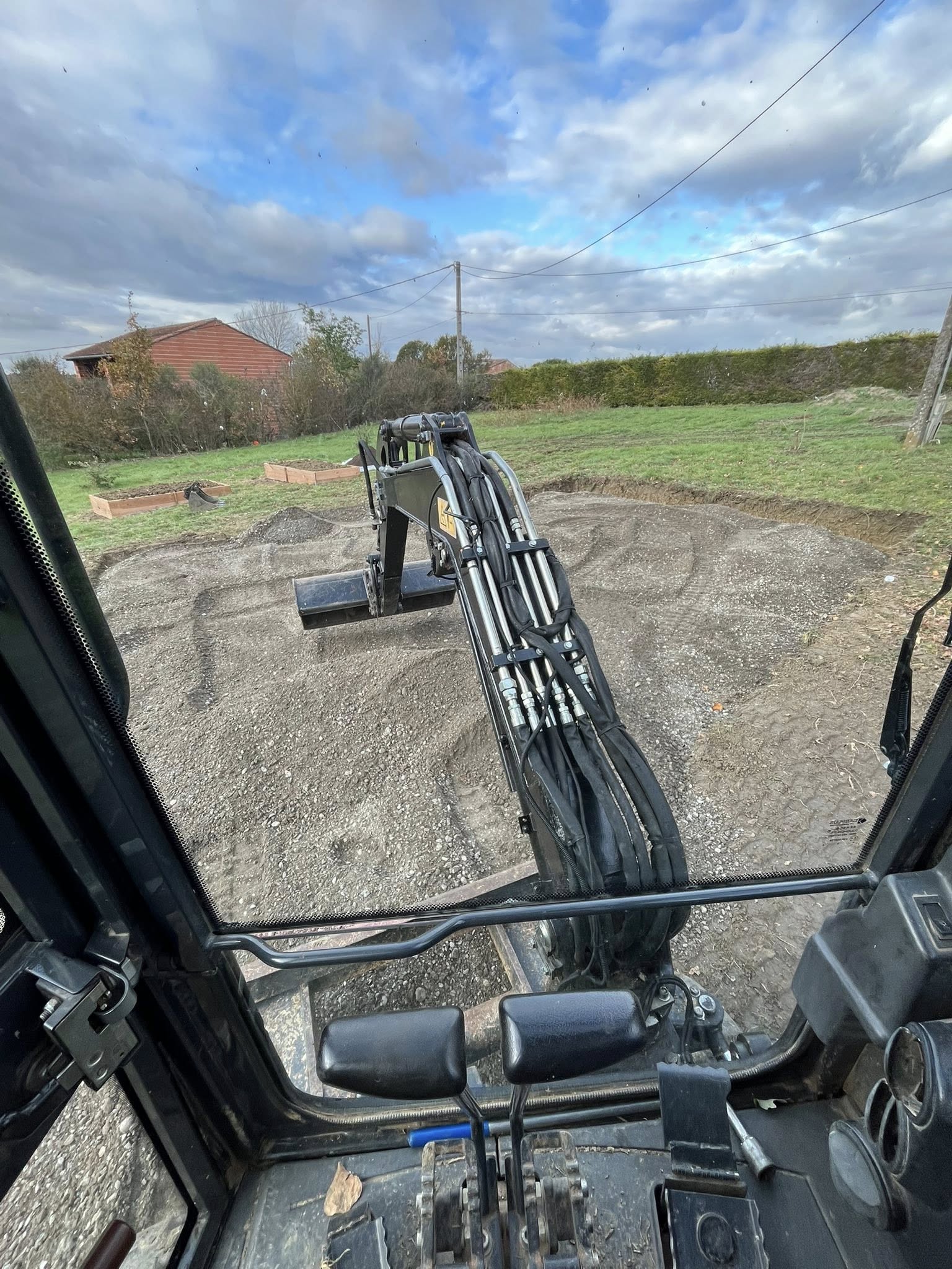 Terrassement d’une plateforme